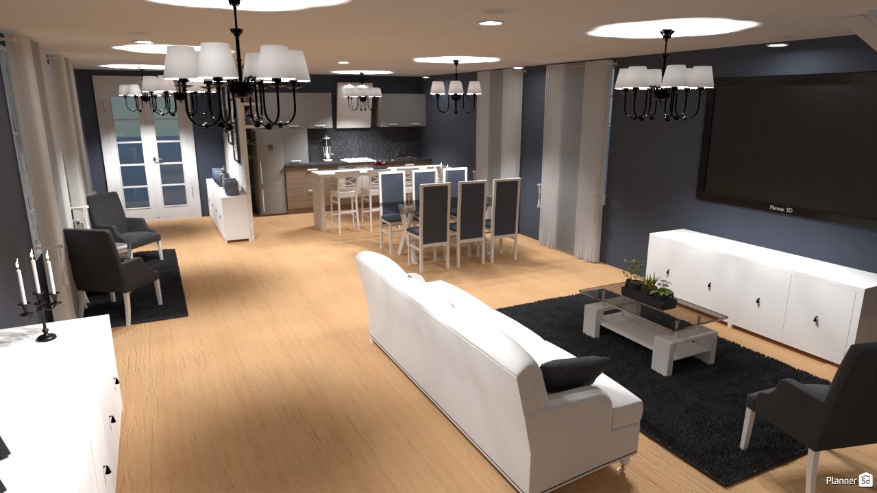 Cocina/Comedor/ Sala. Sencillos. #3584654 by Hall Pat