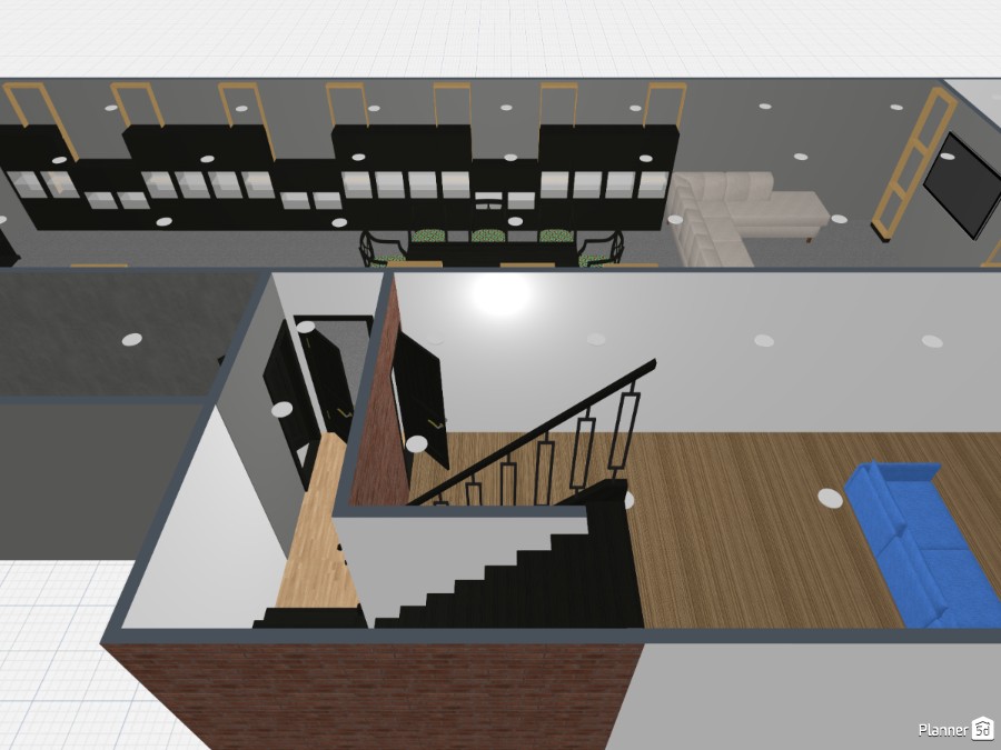 Master Basement 1881 turned stairs #25044572 by User 167376556