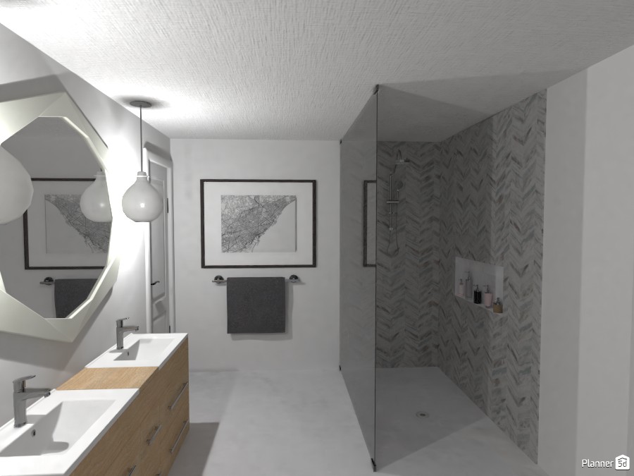 Scandinavian Master Bathroom 2 #3290027 by Isabel