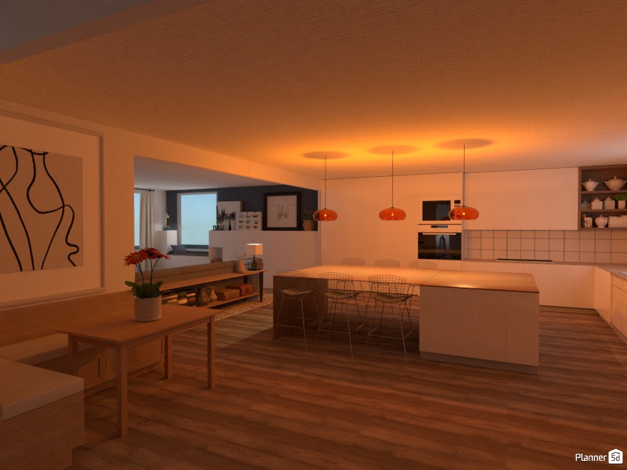 Scandinavian/Bohemian Kitchen 2 #3290016 by Isabel