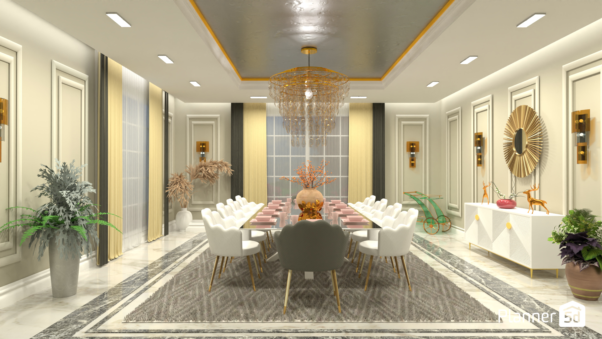 Salon comedor moderno #15543515 by MariaCris