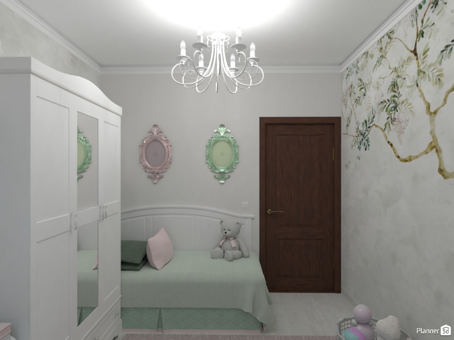 Детская для девочки 9m2 #2439316 by Алиса в Зазеркалье