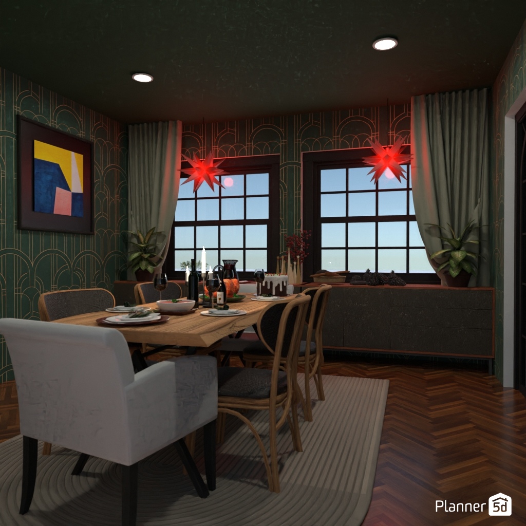 DB: Thanksgiving Day - room shell copy #23476883 by Editors Choice