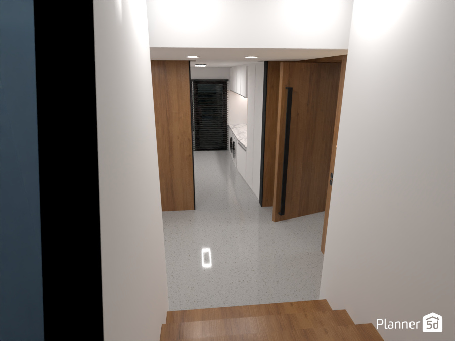 Hallway from stairs #12493359 by James Atkinson