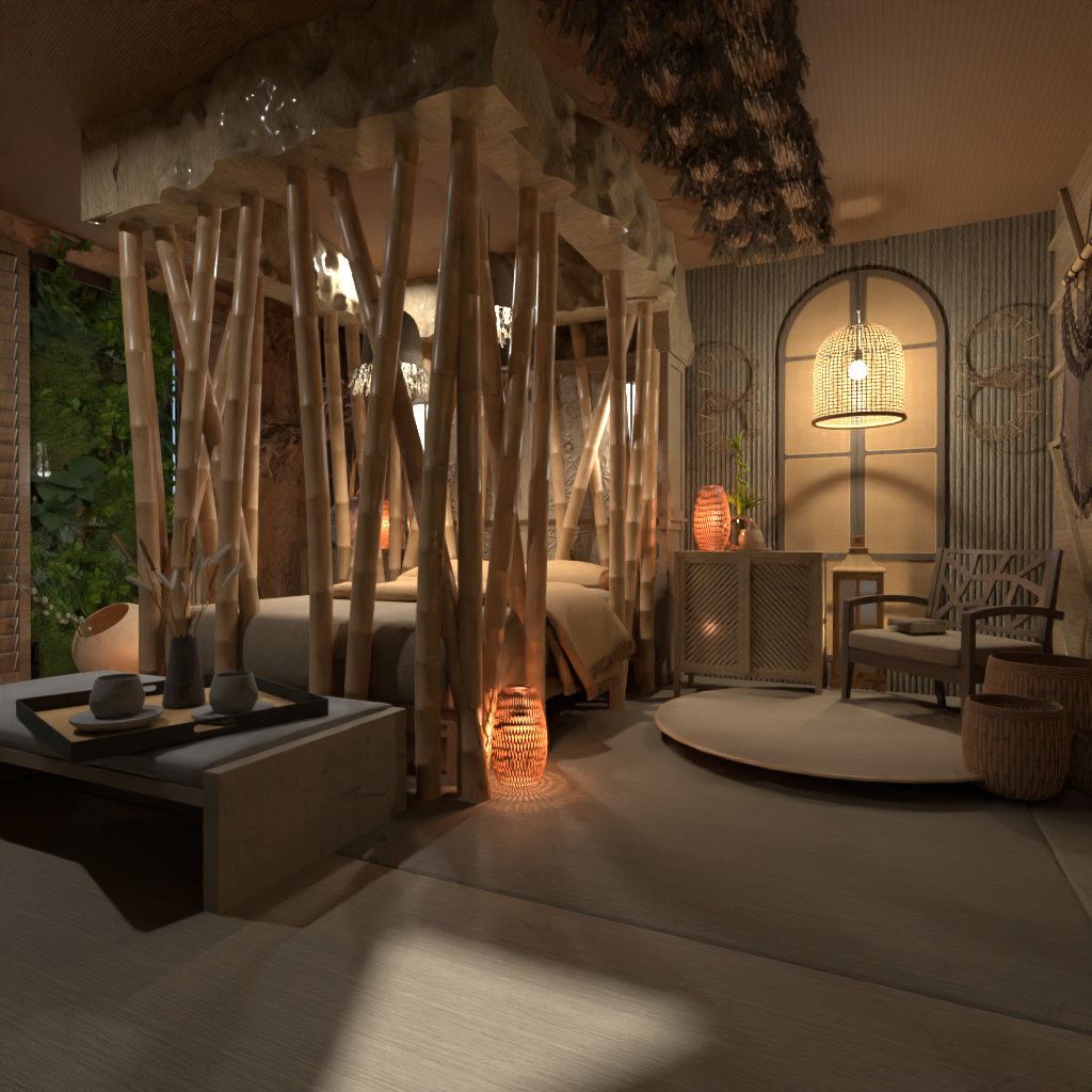 Wabi Sabi Bedroom #14586303 by Editors Choice