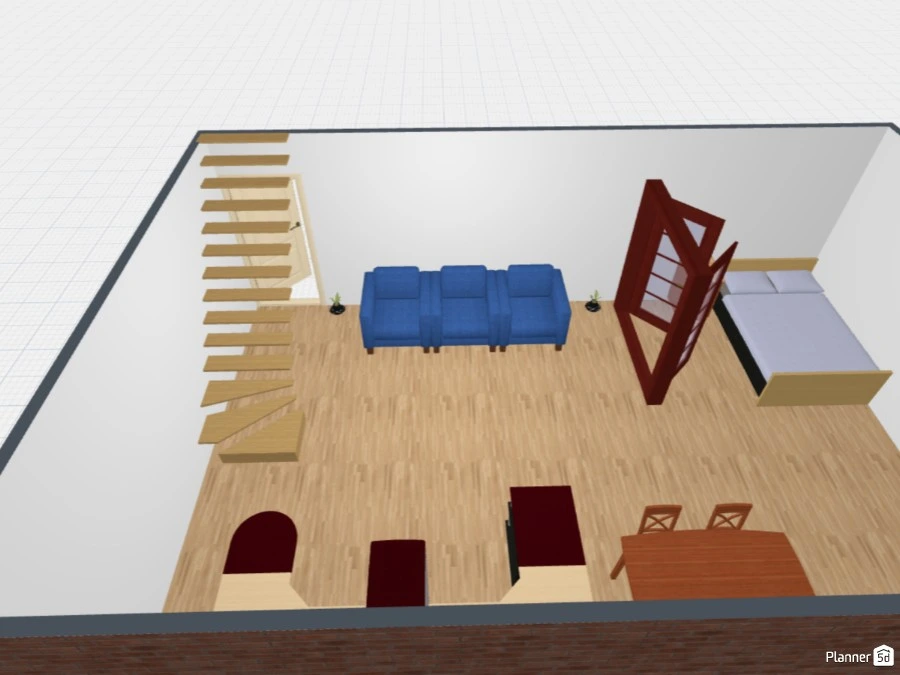 3d render Free Online Design 3D Architecture Floor Plans by Planner 5D