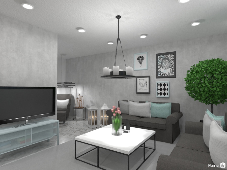 Stylish living room #2659907 by Sofie