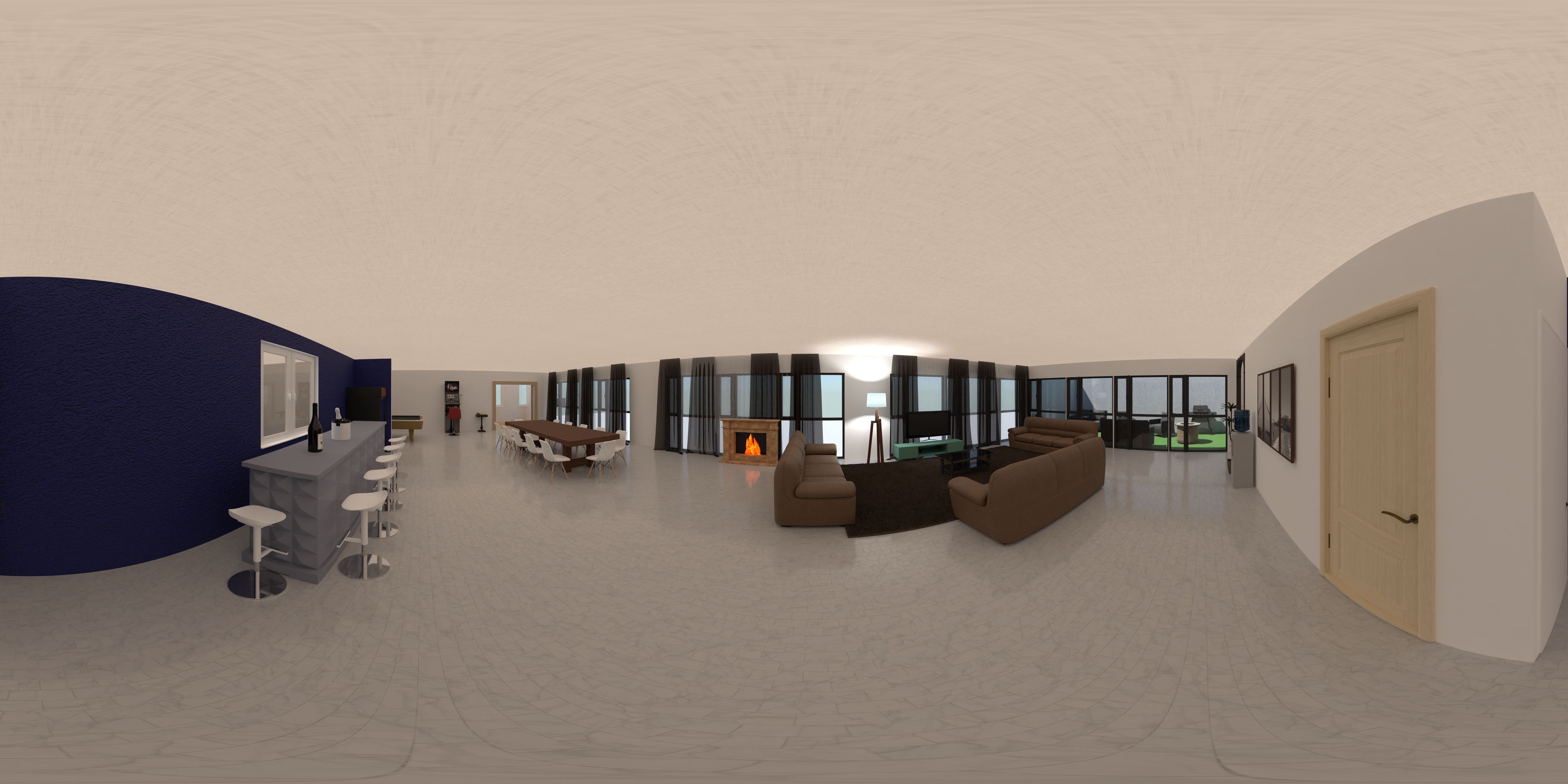 Sala de Estar Primera Compañía de Bomberos #21660242 by Makarena Zuñiga Barrientos