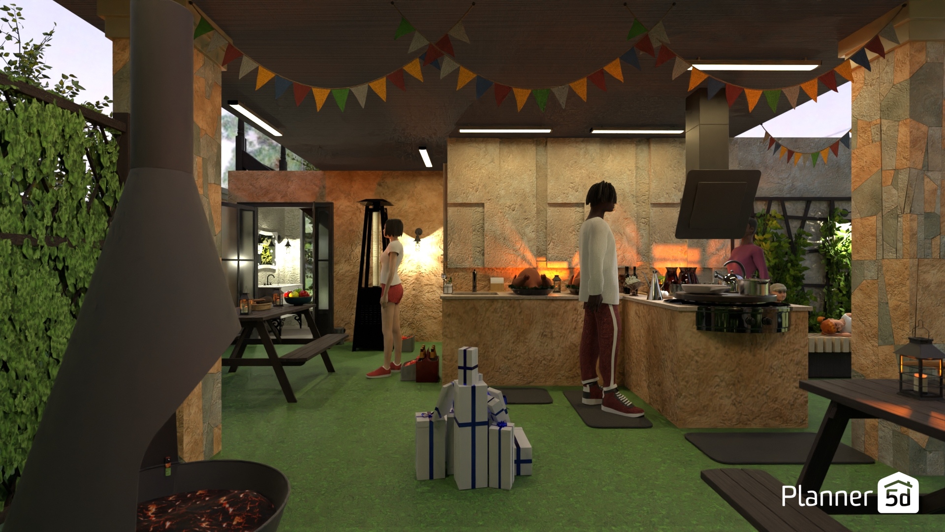 cocina zona de recreo #26972348 by Yolanda Infante Garrido