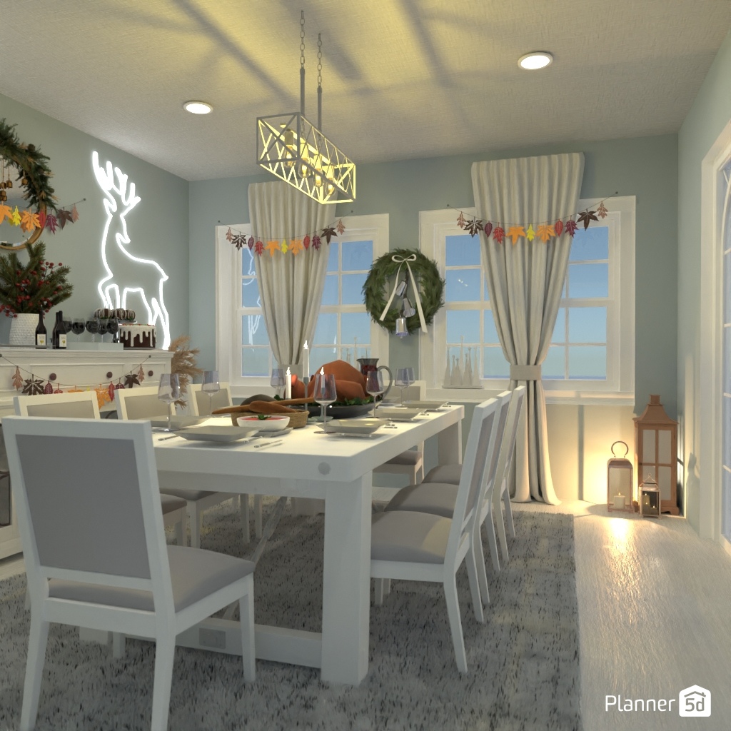 DB: Thanksgiving Day - room shell copy #23425303 by Editors Choice