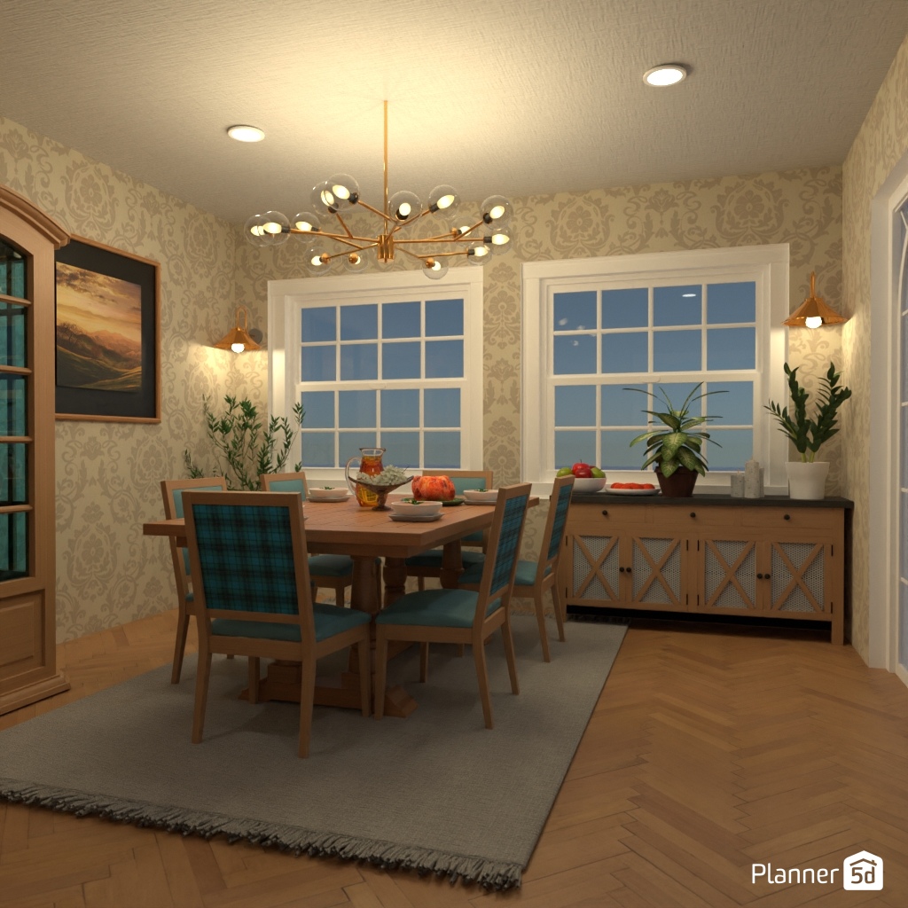 DB: Thanksgiving Day - room shell copy #23444631 by Editors Choice