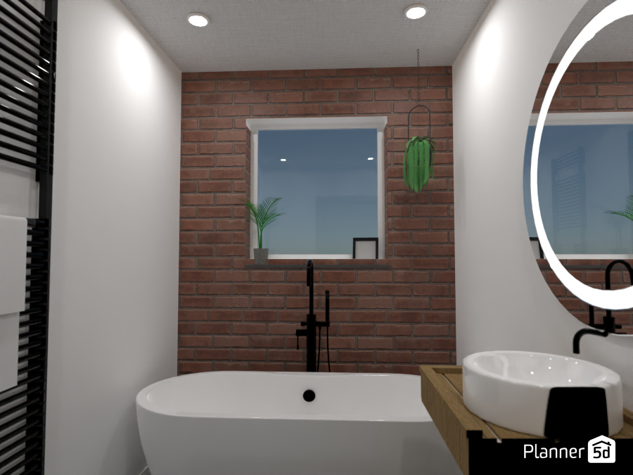 Small Bathroom Design - Free Online Design | 3D Floor Plans by Planner 5D
