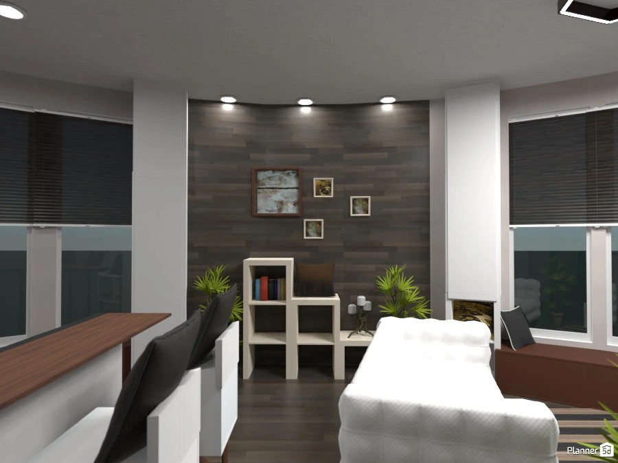 Round house withe modern interior #83355 by Gabes