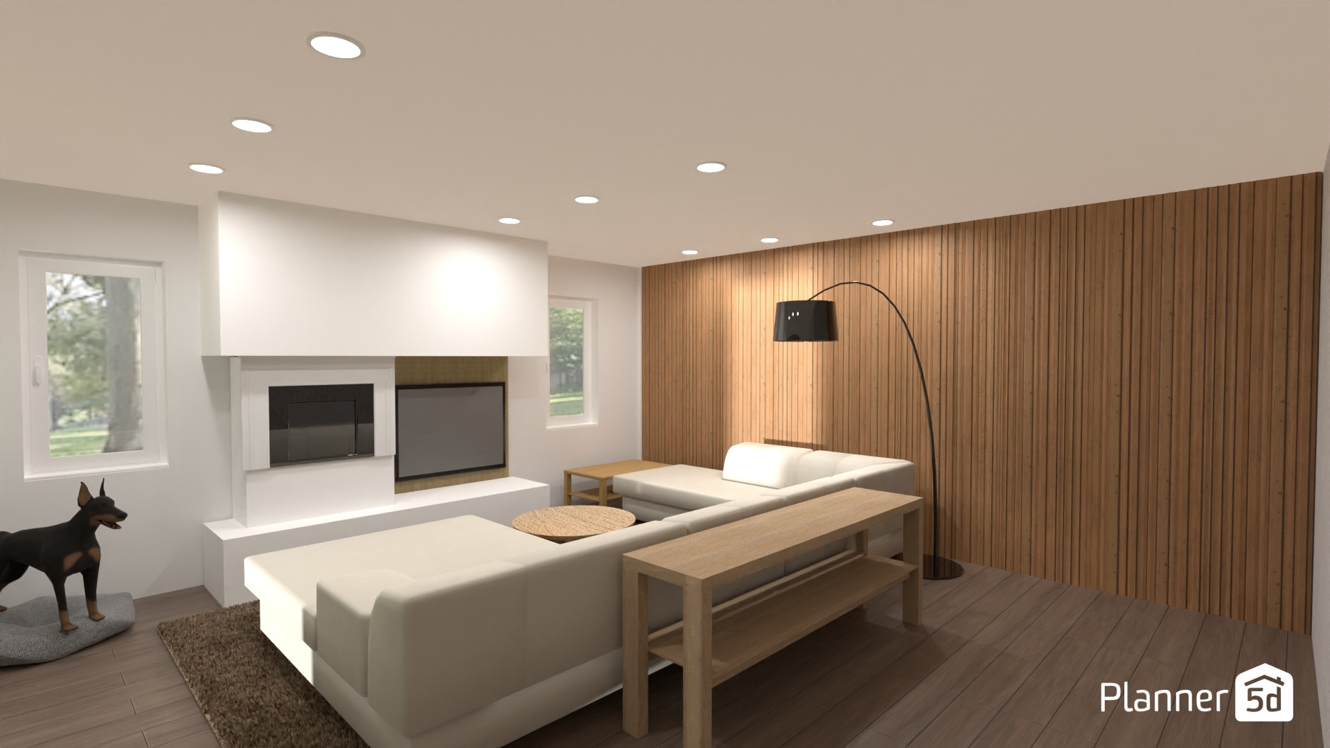 Living Room, Blond Pink Wood Panel copy copy #23495250 by Anonymous