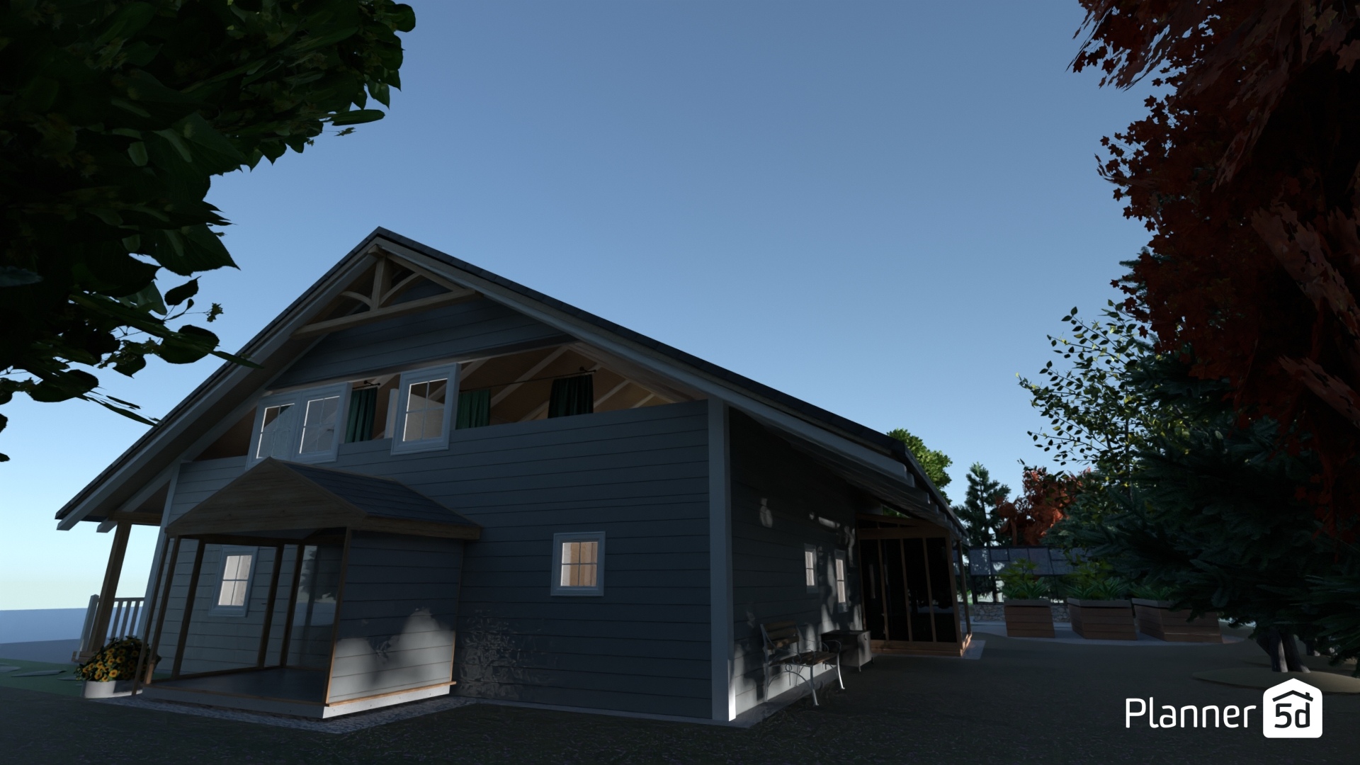 idee-alter-Gr-V 3 mit Garten #23464335 by Corin K