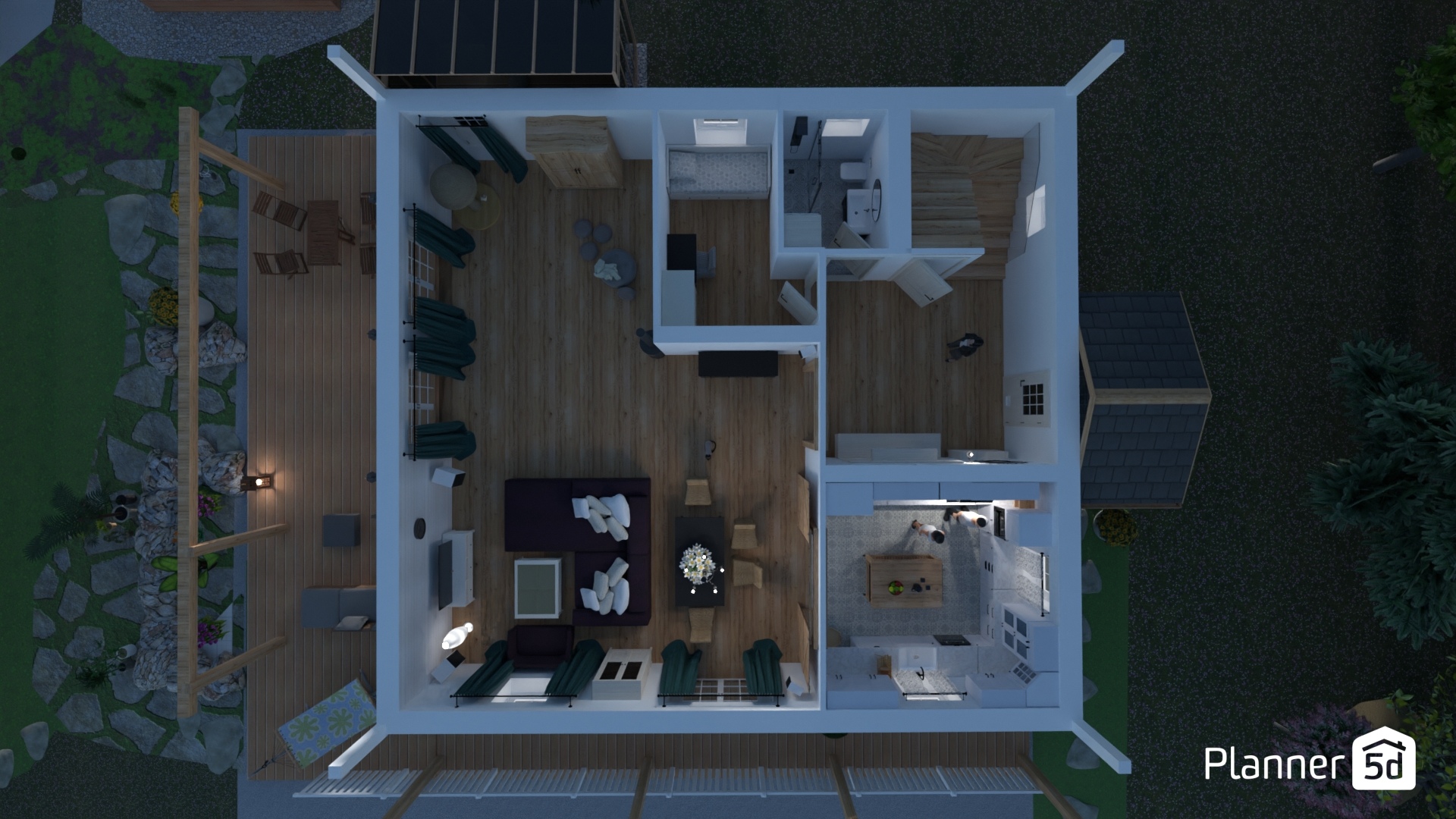 idee-alter-Gr-V 3 mit Garten #23464367 by Corin K