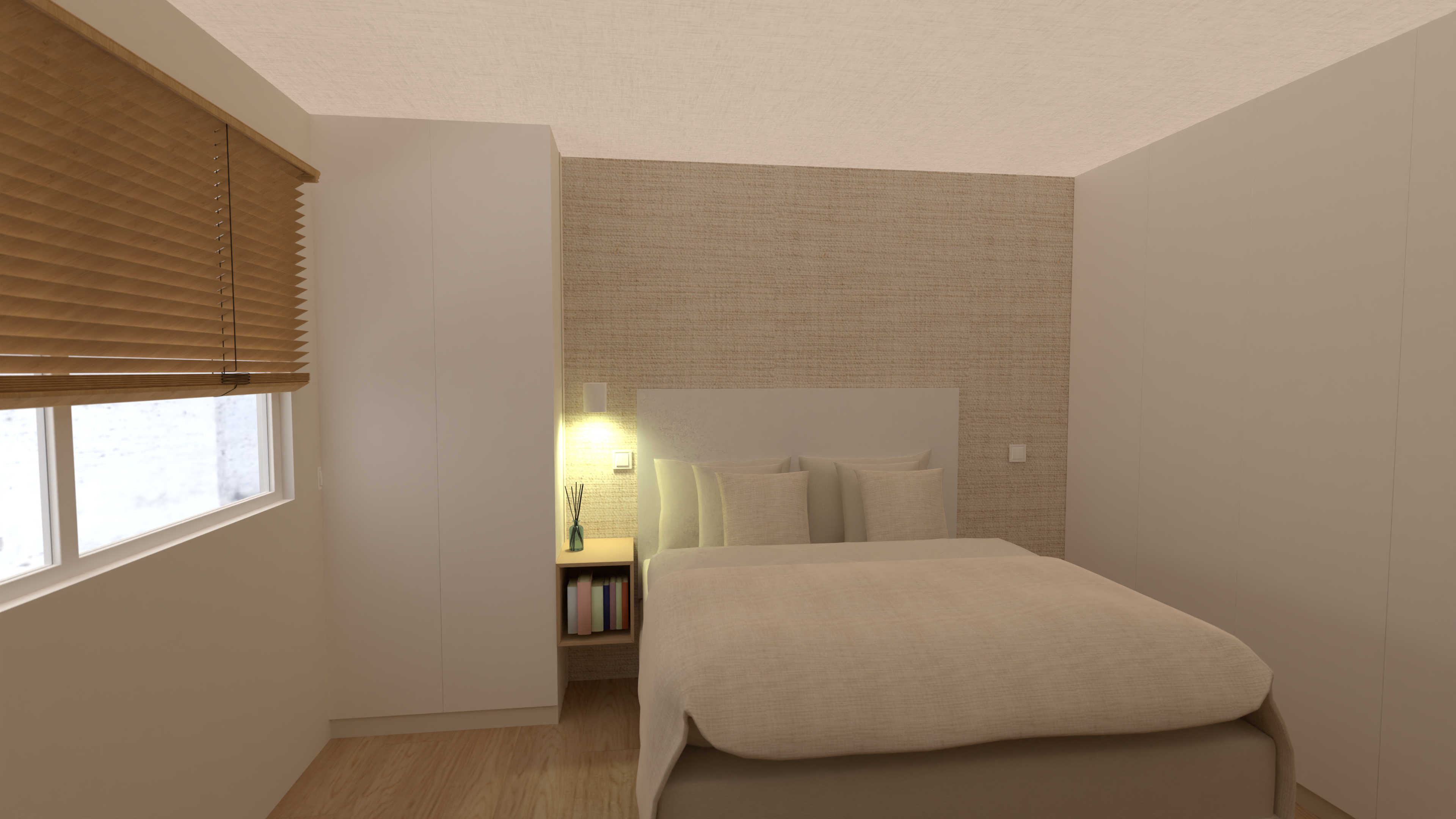 Remodelação de um quarto no coração de Vila do Conde #16924075 by Makaai, Dias & Loureiro - Decoração de Interiores LDA