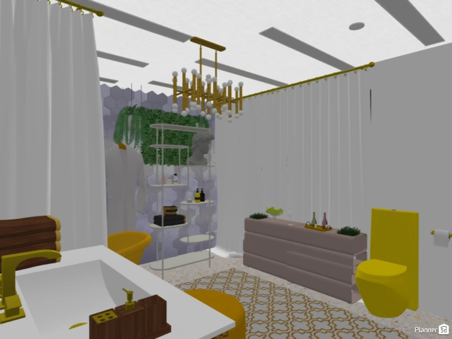 Luxury Bathroom with amazing detail, decor and lighting #3067212 by ABs Design Space
