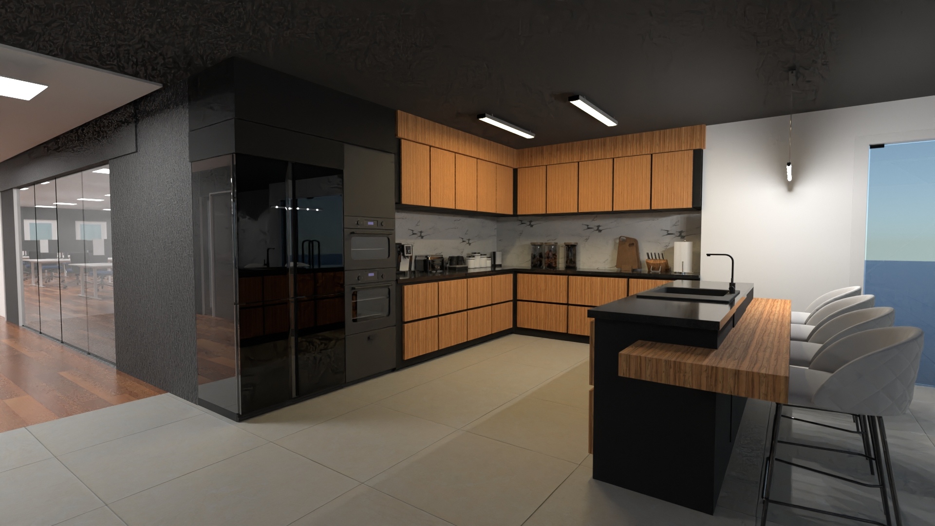 Code metal office 2 floors, concept 1 #23344698 by User 156298774