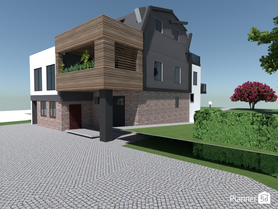 Фасад черный #23528642 by Marya Kosolapowa