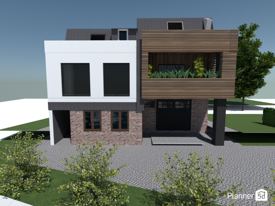 Фасад черный #23528710 by Marya Kosolapowa