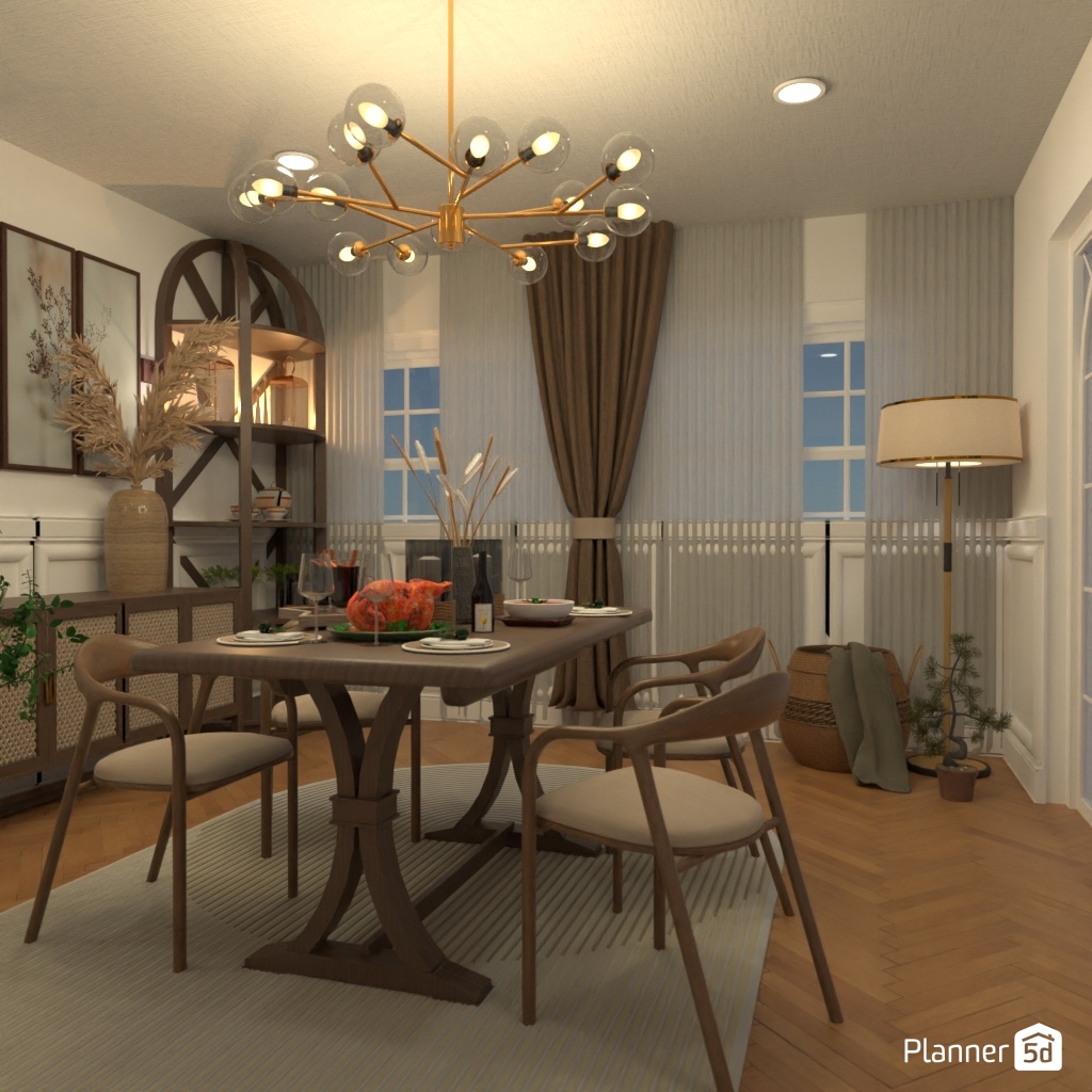 DB: Thanksgiving Day - room shell copy #23476623 by Editors Choice