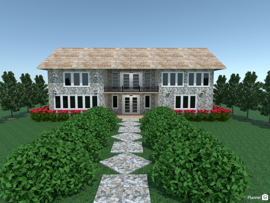 shingles and roses #2188572 by Joy Suiter