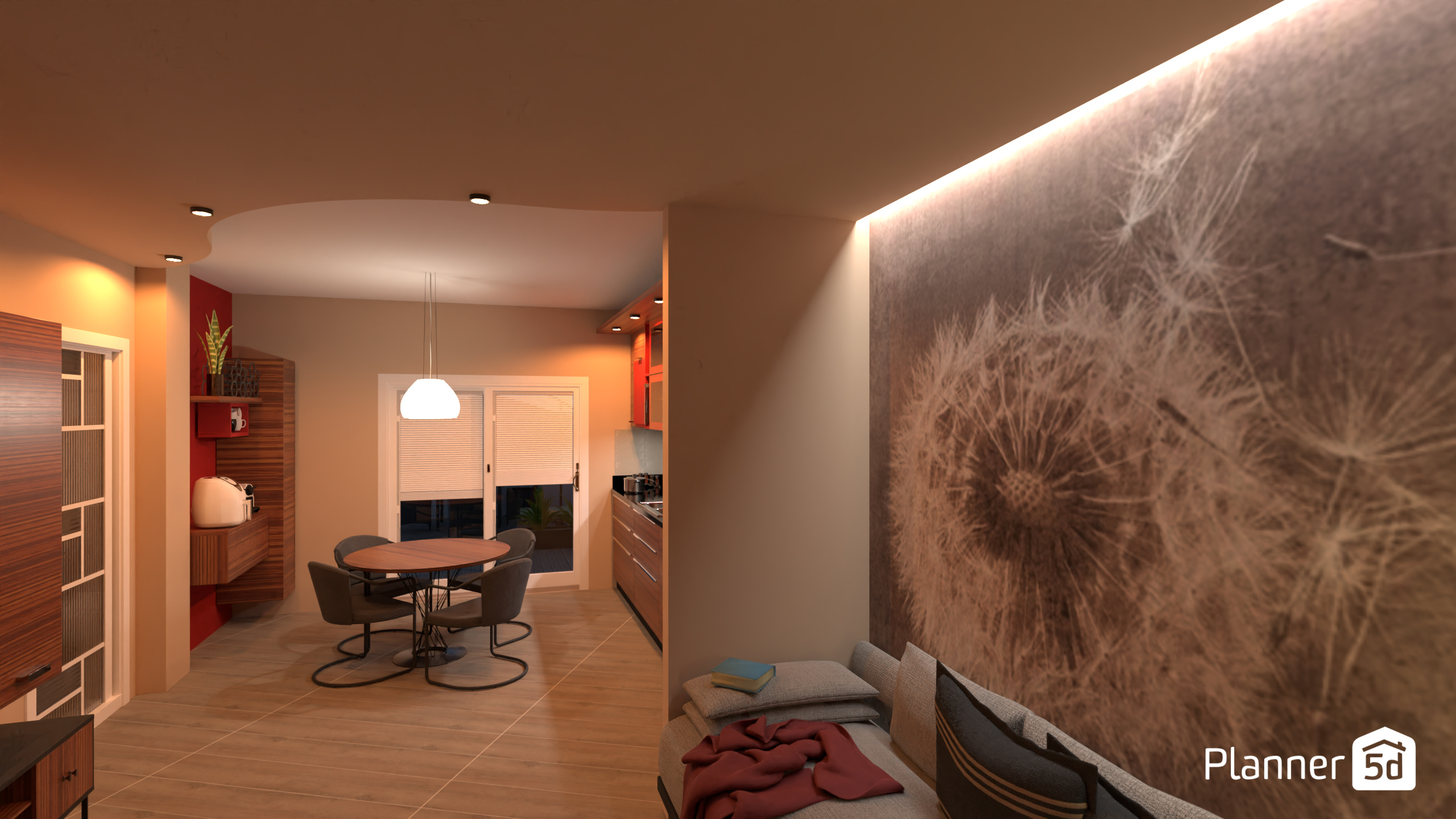 SOGGIORNO CON ANGOLO COTTURA #17255163 by r flo