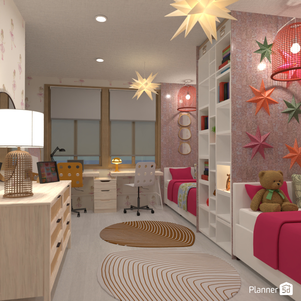 Bedroom for twins #18903207 by Editors Choice