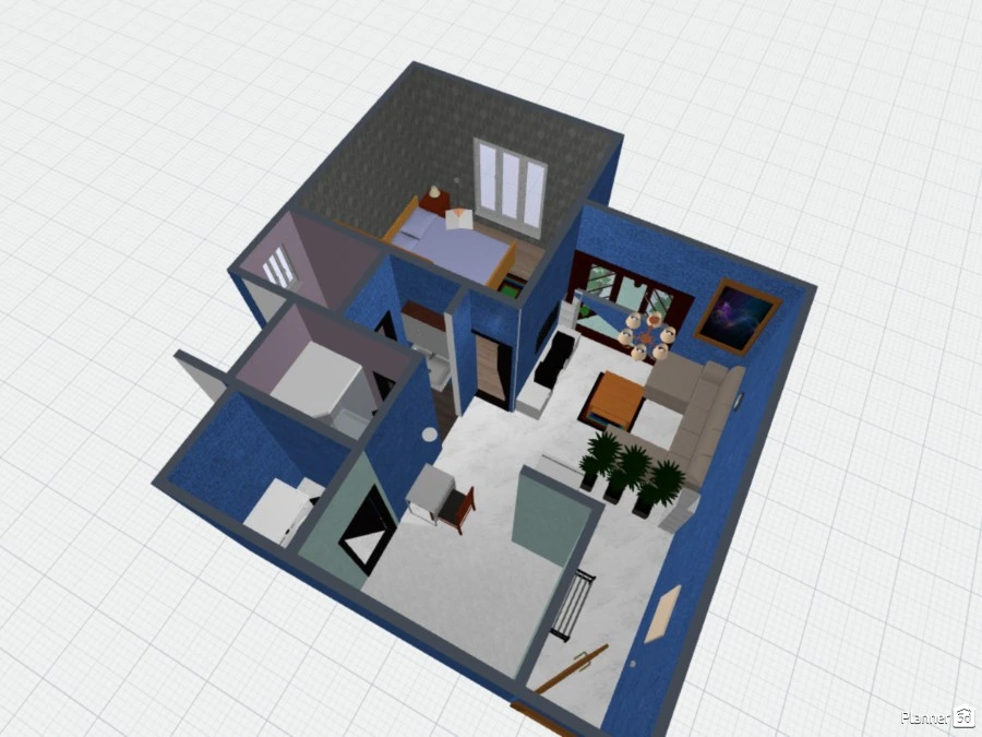 1BHK APARTMENT #75972 by Chocolate Fantasee