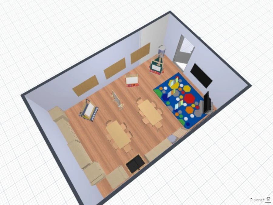 Preschool Art Center/ Room #83023 by Karen Arias