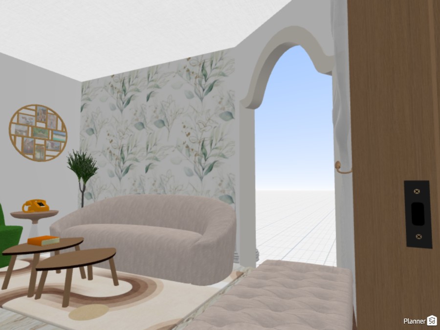 Area social Crisantemo Nov con diseño #23416919 by Maritza Castañeda