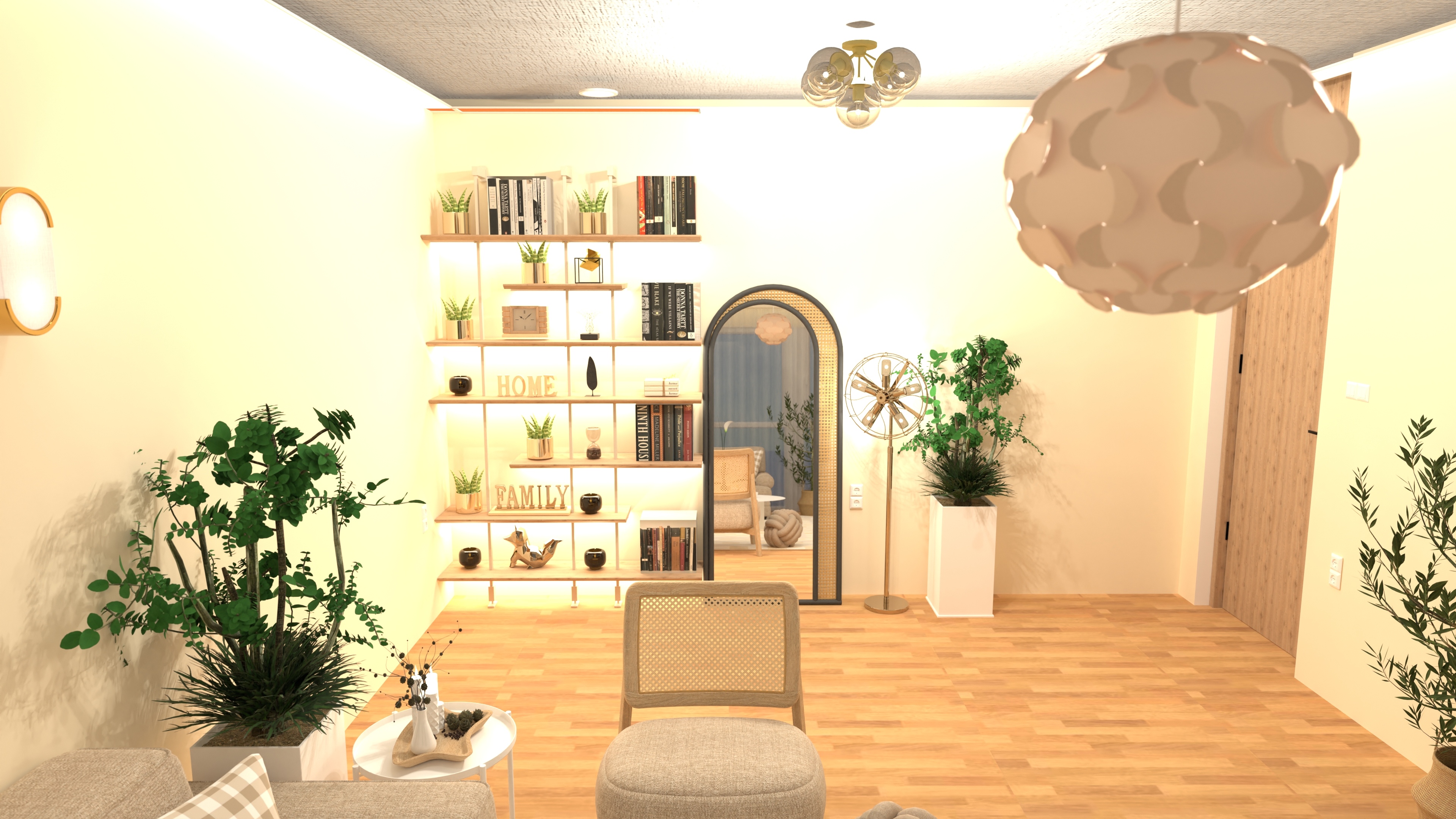 Modern Boho Living Room Aesthetic #23532822 by ZACKY DESIGNER