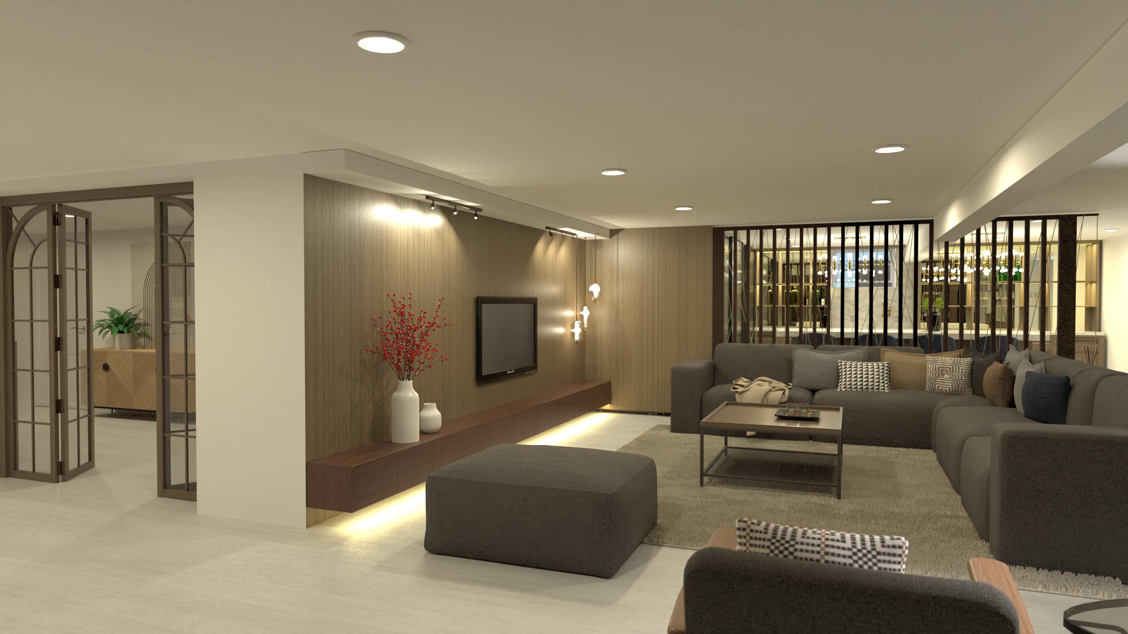 Modern Living room #14295551 by Natasha