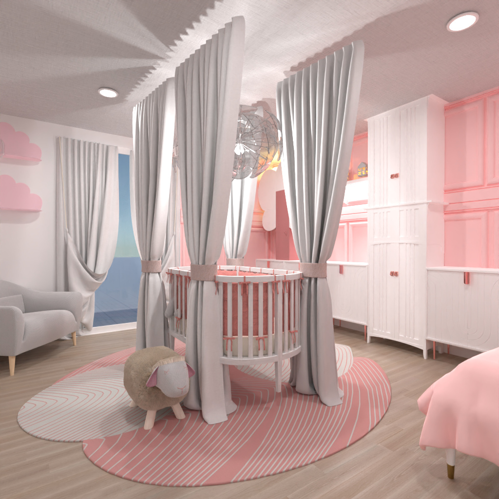 Pink Bedroom #11734992 by Editors Choice