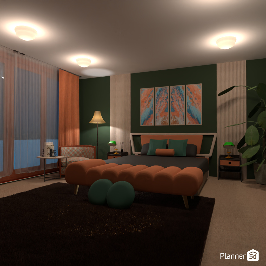 DB: Retro - empty room copy #17806859 by Editors Choice