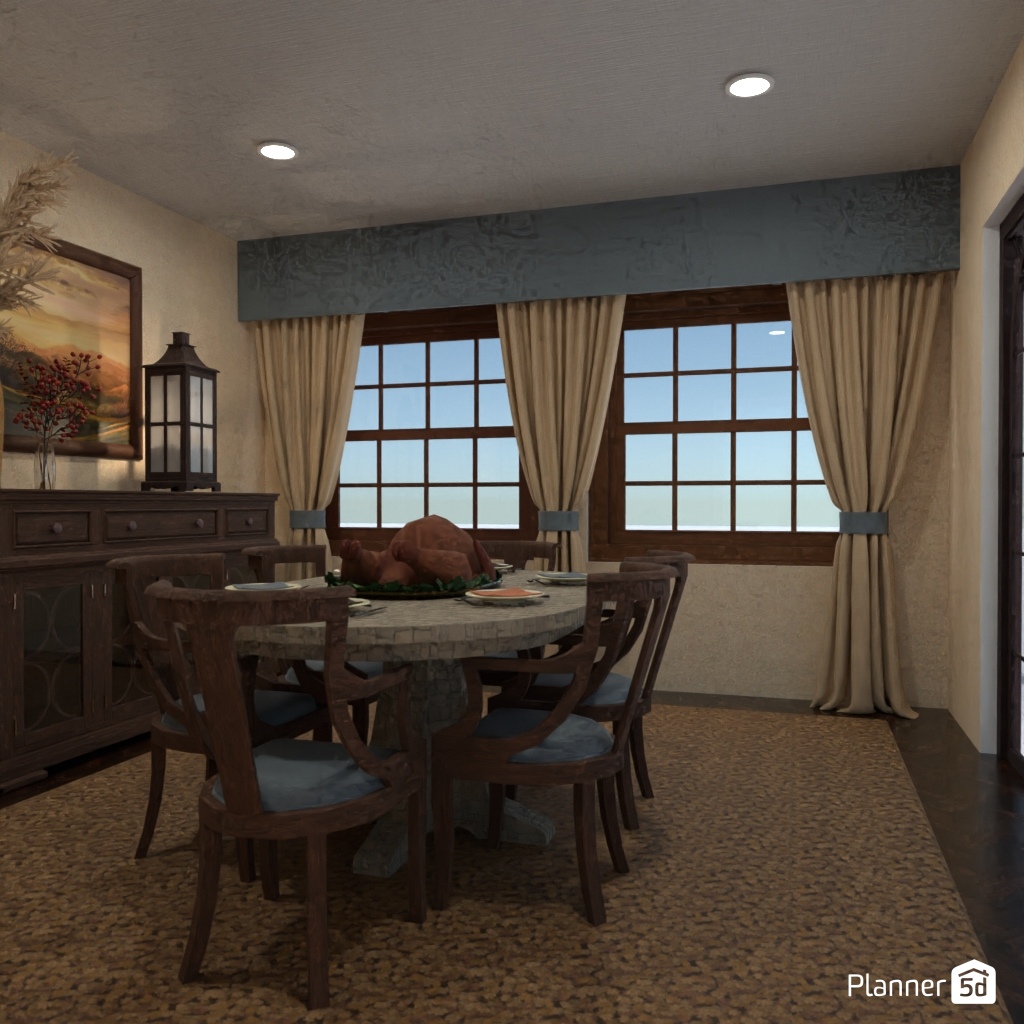 DB: Thanksgiving Day - room shell copy #23469139 by Editors Choice