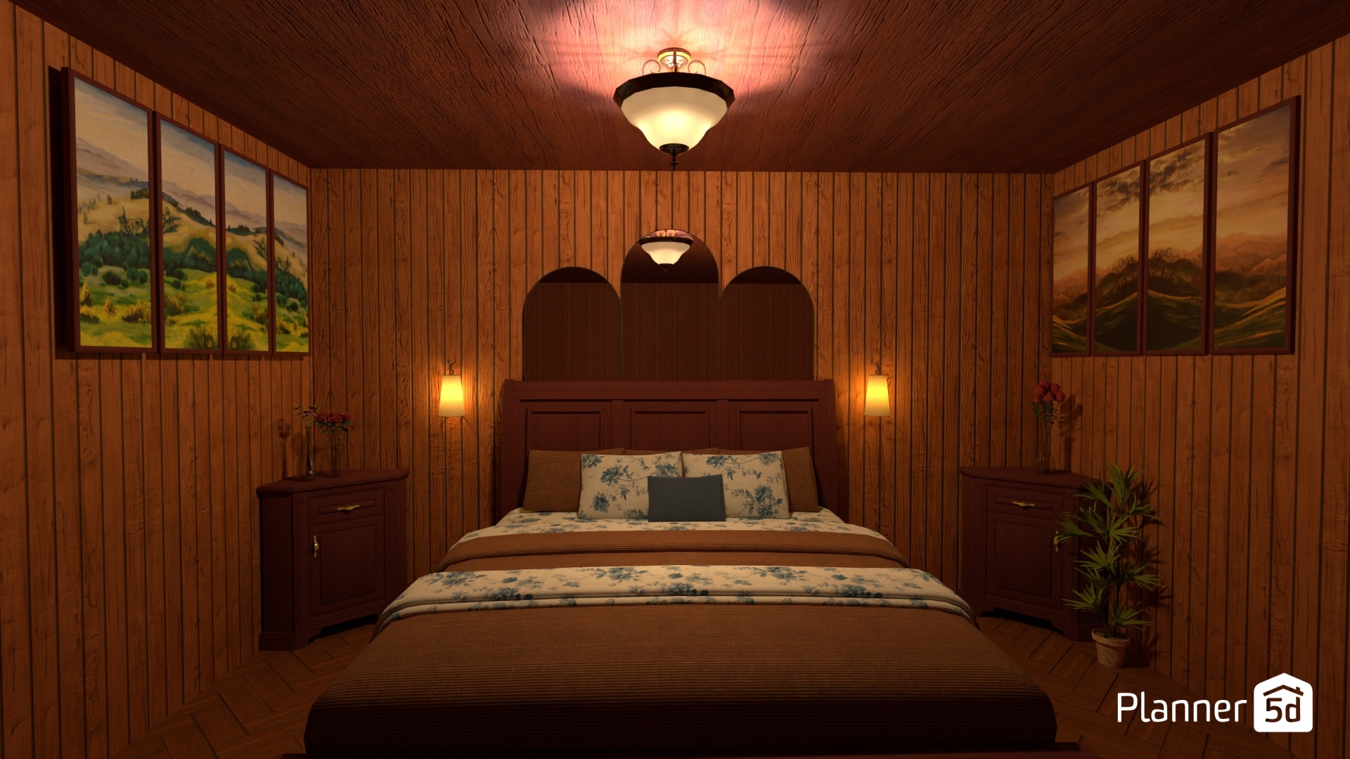 Luxurious Wood Bedroom #35080870 by Tula