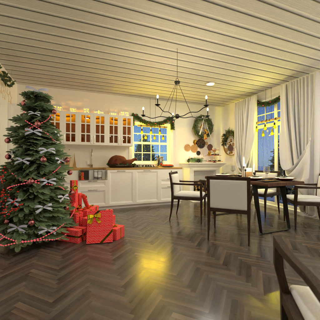 Christmas is coming to.. kitchen #10708520 от Editors Choice