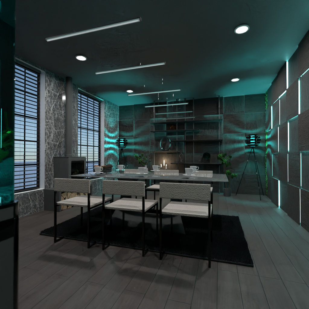 Industrial dining room #12607147 by Editors Choice