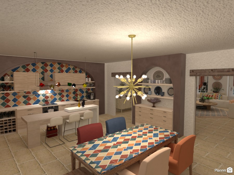 Villa sullo Jonio: Cucina + Pranzo #4621572 by Micaela Maccaferri