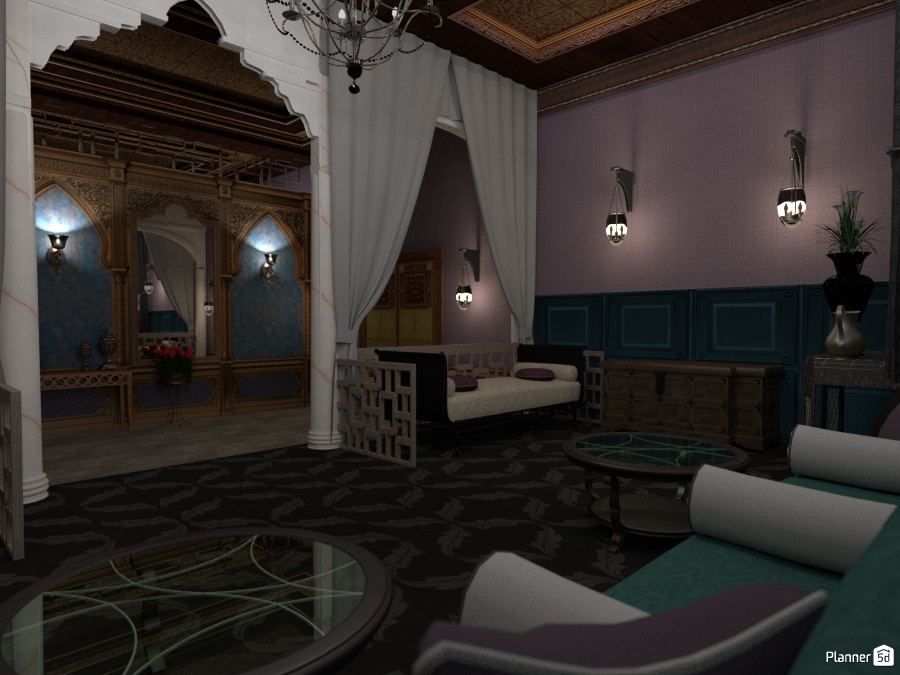 Восточная гостиная #1399162 by Elena Strenova