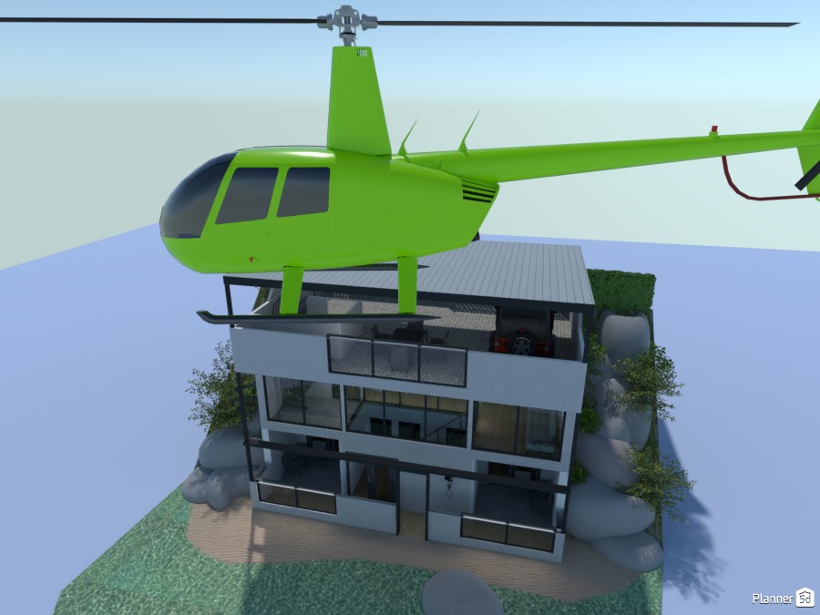 Cliff house Projeto Online Gratis 3D Plantas De Planner 5D