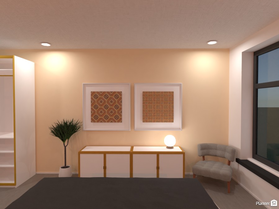 White and Gold Bedroom #3633666 by Isabel