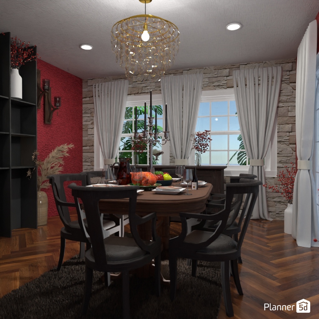 DB: Thanksgiving Day - room shell copy #23427991 by Editors Choice