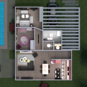 floorplans butas namas terasa baldai dekoras vonia miegamasis svetainė virtuvė vaikų kambarys apšvietimas kraštovaizdis namų apyvoka аrchitektūra sandėliukas studija prieškambaris 3d