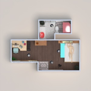 floorplans vonia miegamasis 3d