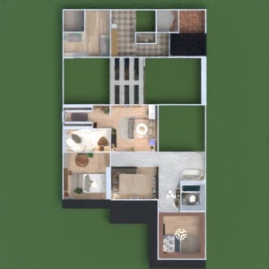 floorplans kitchen terrace household 3d