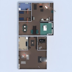 planos apartamento muebles decoración cuarto de baño dormitorio cocina iluminación hogar comedor trastero 3d