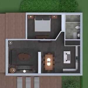 floorplans appartement meubles chambre à coucher cuisine rénovation paysage salle à manger entrée 3d